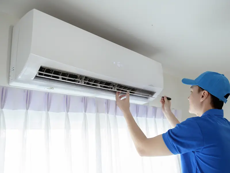 Contrôle du soufflage d'un climatiseur à Nice